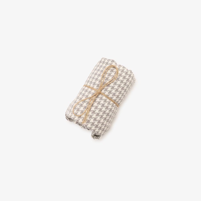 Afternoon Tea Living JG46 Houndstooth Tote Bag, beige