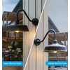 JOESA Dusk to Dawn Outdoor Farmhouse Barn Light, Waterproof, Rust