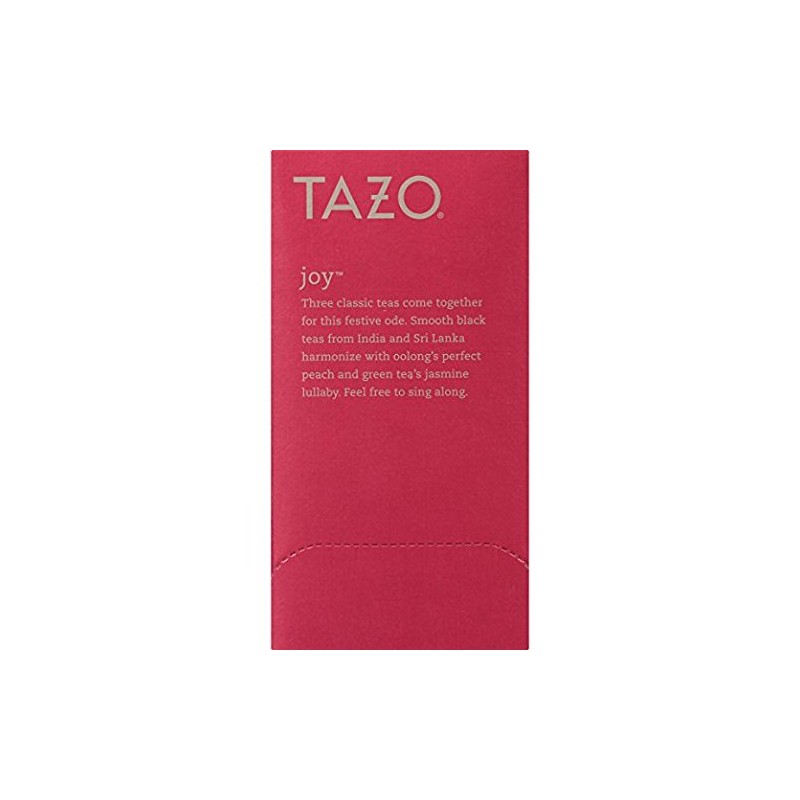 Tazo Joy Seasonal Flavor Black Tea, 20 Filter Bags (1.58