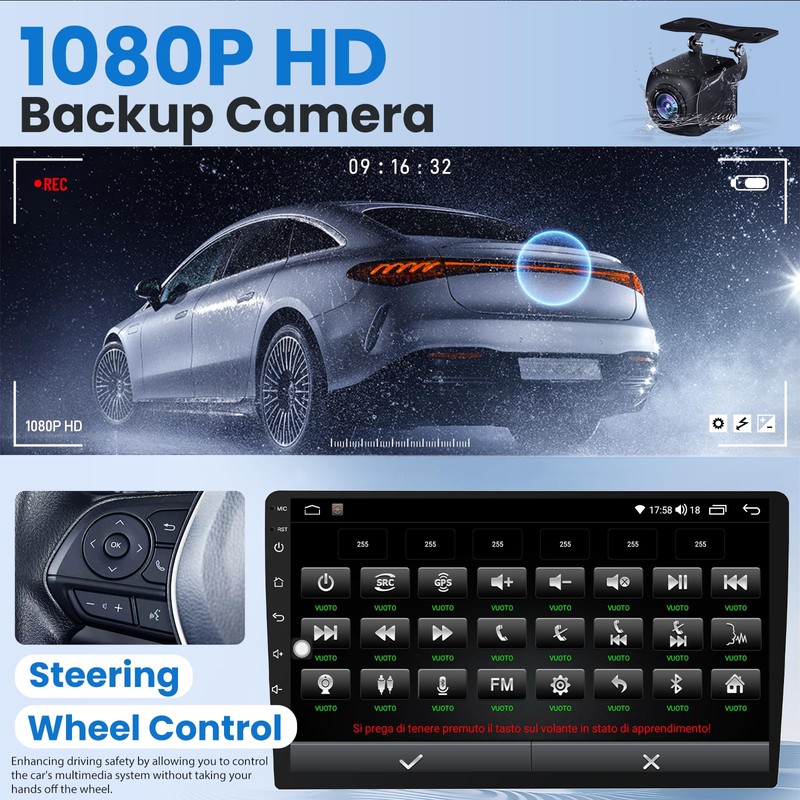 4Core 32ROM Car Radio for Ford Focus 2012 2013-2018 with