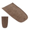 Motorcycle Fender Bib Cover Artificial Leather Decorative Pad Flame Pattern