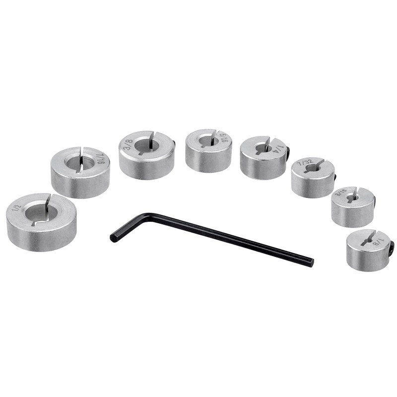 Yakamoz 8Pcs Drill Stop Collar Set - Drill Bit Depth