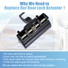 X AUTOHAUX 74810-S6A-003 Tailgate Rear Trunk Hatch Lock Handle Assembly