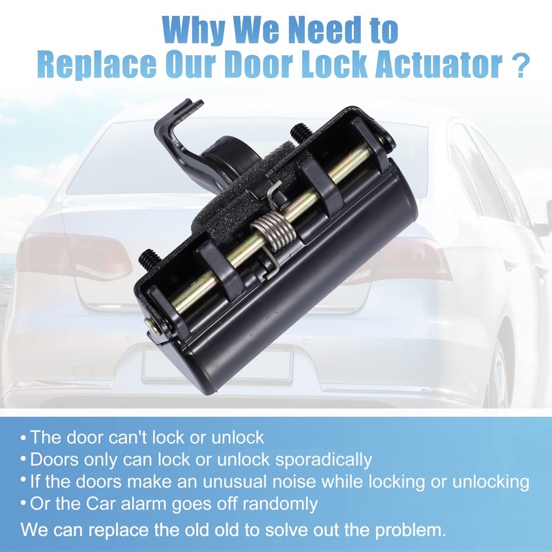 X AUTOHAUX 74810-S6A-003 Tailgate Rear Trunk Hatch Lock Handle Assembly