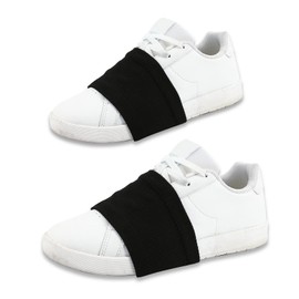 HDBHBH Non-Slip Dance Socks for Smooth Floors - Shoe Covers Over Sneakers, Ballet Slider Socks for Pivots & Turns, Ballet & Dance for Women Men Black