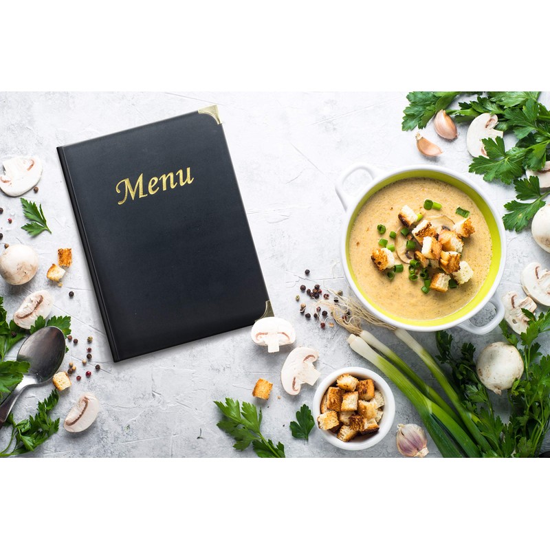 Securit Basic Range A5 Menu Holder with 2 Double Insert,