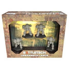 BattleTech UrbanMech Lance Force Pack – Juego de Guerra en Miniatura para más de 2 Jugadores, a Partir de 14 años, más de 1.5 Horas de Tiempo de Juego, colección clásica Mech Warfare de Catalyst Game