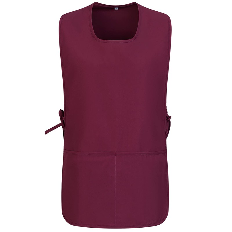 MISEMIYA KX-3301 Unisex Apron Cleaning Sanitary, Garnet 68