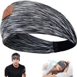 AndThere Sleep Headphones Headband Bluetooth, Soft Headphones Sleeping Eye Mask with HD Stereo Speakers, Wireless Music Headband Earphones Gadgets Gift for Women Men Sleeping Meditation Yoga Travel