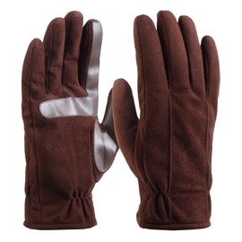 isotoner mens Full-Finger Gloves, Dark Brown, Medium US