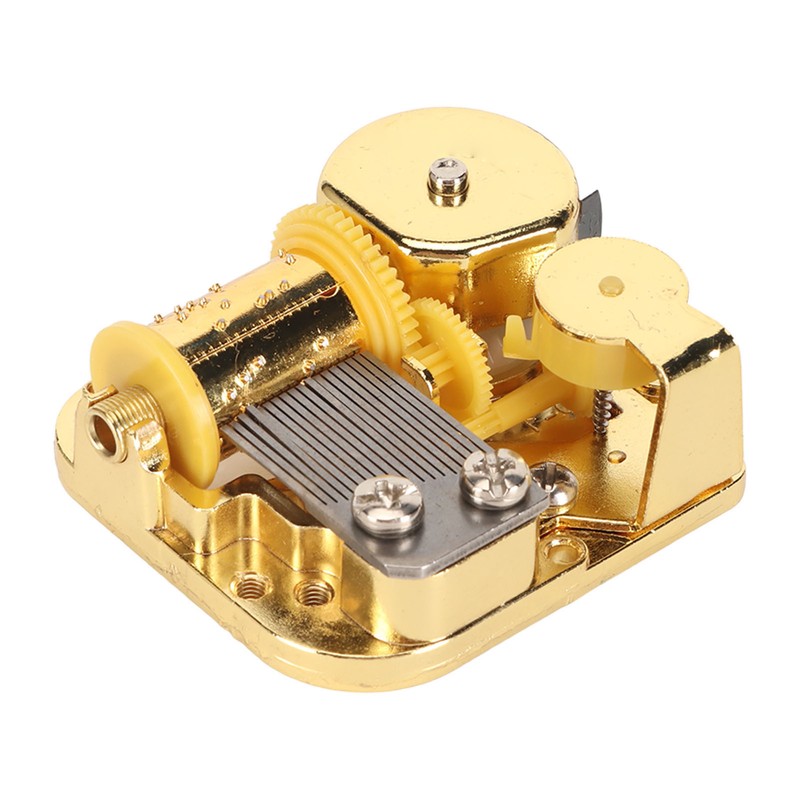 Windup Musical Movement 18 Note Pleasing Melody Alloy Easy Mounting