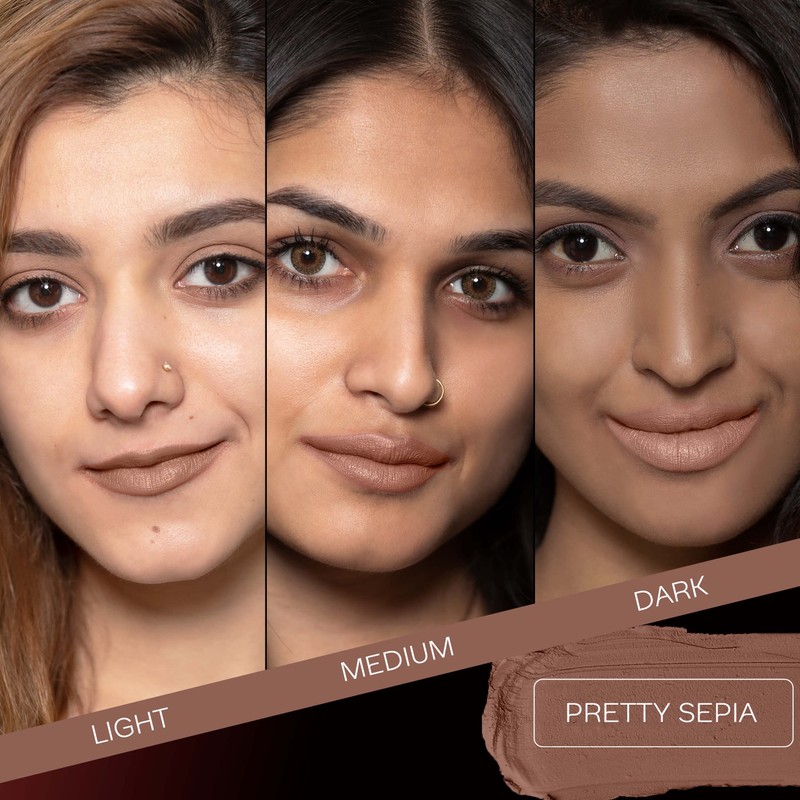 Faces Canada Weightless Matte Lipstick 4g Pretty Sepia 08 (Brown)
