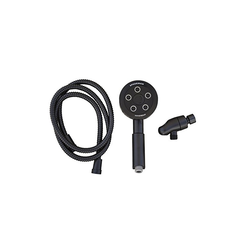Speakman VS-3010-MB-E2 Neo Anystream Multi-Function Handheld Shower Head, 2.0 GPM,