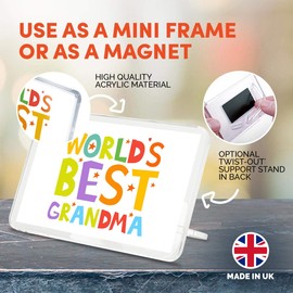 1 x Fridge Magnet - Worlds Best Grandma Granny #46473