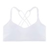Undies.com Womens Low-Impact Sexy Racer-Back Sports Bra - White, Small