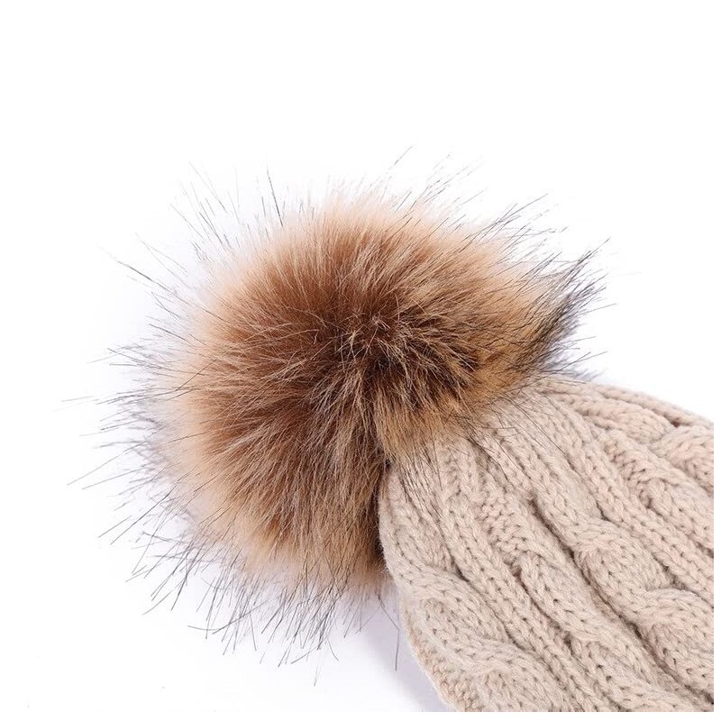 Gadgets Mafia Winter Hats for Women Fur Line Beanie Hat