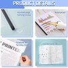 13 Pack Report Covers with Sliding Bar, Clear Report Covers
