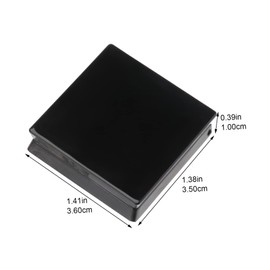 OHPHCALL Caja De 4 Piezas Caja De Sombra De Ojos Paletas De Sombras De Ojos Contenedores De Muestras De Maquillaje Colector De Drenaje De Cabello Contenedor De Rubor Vacio Vacío El Plastico