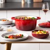 vancasso 6 QT Enameled Cast Iron Dutch Oven with Lid,