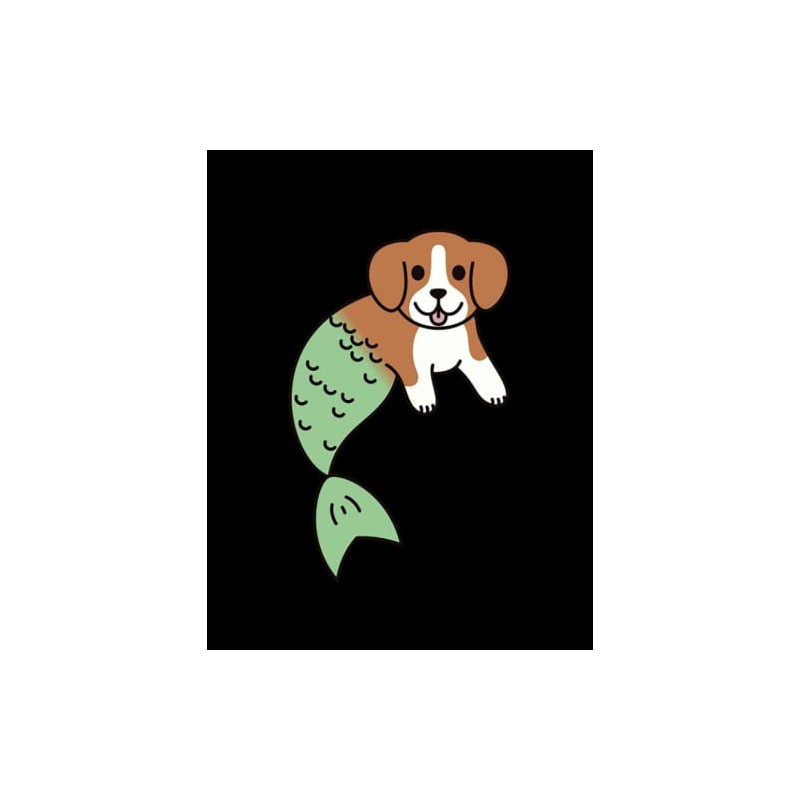 Beagle Beagle Mermaid NOTEBOOK: Journal Perfect For Writing| 8.5"x11"