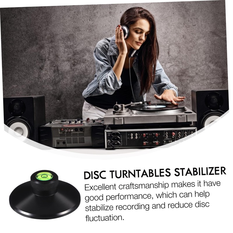LABRIMP 1pc Balanced Disc Stabilizer for Turntables Essential Vinyl Record