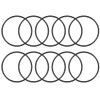 sourcing map Metric Nitrile Rubber O-Rings Seal 120 mm AD