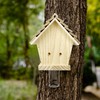 GAW Nature Wood Chalet Style Carpenter Bee Traps for Outdoors,