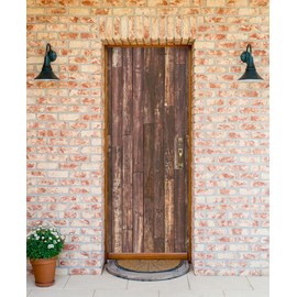 WAVAPAL Home Decoration Wood Grain Textured Printed Pattern Contact Paper Self-Adhesive DIY Wood Look Door Sticker 30.3 "W x 78.7 "L Set of 2 Sheets