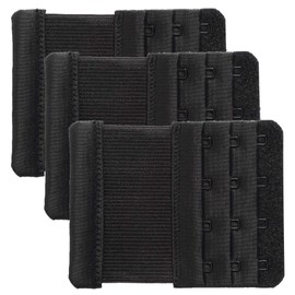 Bra Extenders 4 Hook Women Bra Band Extension Stretchy Comfortable, 3PCS