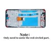 SECRETIGER LCD Screen Display Touch Digitizer Frame Assembly Replacement for