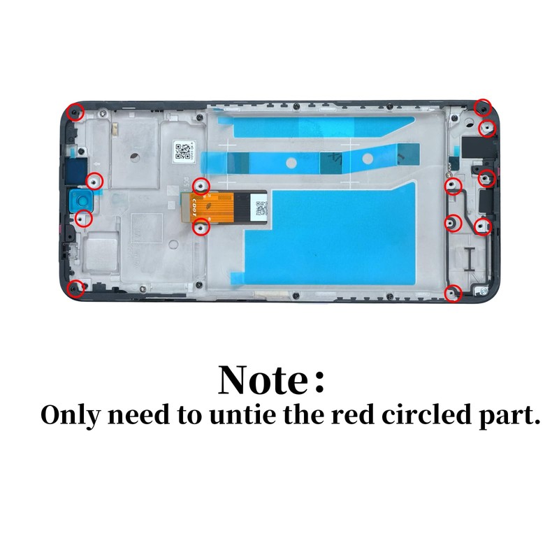 SECRETIGER LCD Screen Display Touch Digitizer Frame Assembly Replacement for