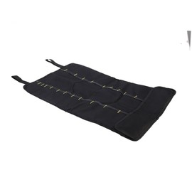 LIFKOME Multi Purpose Portable Tool Bag Rolling Pouch for Pliers Screwdrivers Tools Durable Carry Case for DIY Professional Use Red