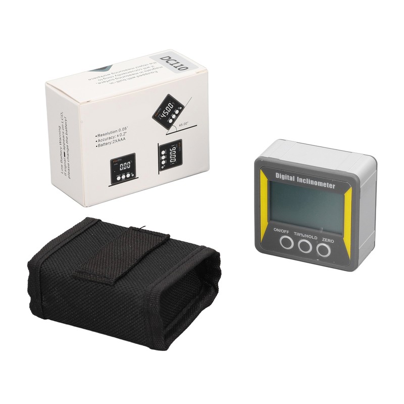 Inclinometer Digital Display Auto Shutdown Magnetic Level Angle Finder Gauge