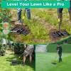 Nicecho Heavy Duty 17"x10" Lawn Leveling Rake w/ 60"L Adjust