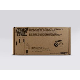 SCRATCH COVER Repair Kit Cycle Scratches/Scuffs for Spindle Divers/Dampers/Seatpost Adult Unisex, Black, Standard