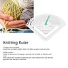 Knitting Ruler Knitting Gauge Measuring Tool Multifunctional Accurate Knitting Stitch