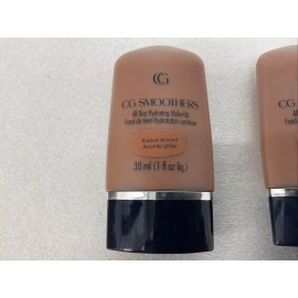 COVERGIRL 2 PACK RARE Shade Covergirl CG Smoothers All Day Hydrating MakeUp TOASTED ALMOND
