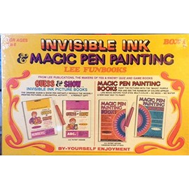 Invisible Ink & Magic Pen Painting - Lee Funbooks - Box 1 - 1982