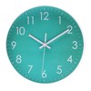 Modern Simple Wall Clock Indoor Non-Ticking Silent Sweep Movement Wall