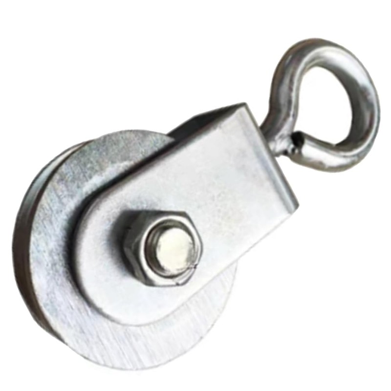 Snblzhef 1 PC Cable Pulley Rotation Traction Wheel Stainless Steel