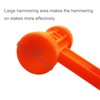 Lightweight Plastic Camping Tent Stake Hammer with Remover Hole Multi-functional