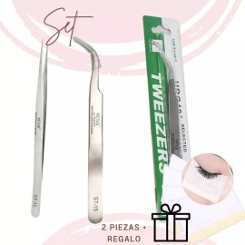 Vetus Pinzas Pestañas Postizas Acero Vetus St-11 Y St-15 Traje F