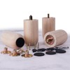 4 Inch Solid Wood Furniture Legs Set of 4 -