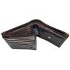 Einkaufszauber Genuine Buffalo Leather Hunter Purse Deer, dark brown, Wallet
