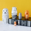 5Pcs Russian Nesting Dolls Hand Made Exquisite Wooden Animal Nesting
