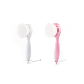 Set of 2 Facial Cleansing Brush, Facial Cleansing Device, Pores, Dirt, Bare Skin Facial Beauty Device, Ultra Fine Hair Blackhead Pores Cleaning, Beautiful Skin, Exfoliating Pore Care