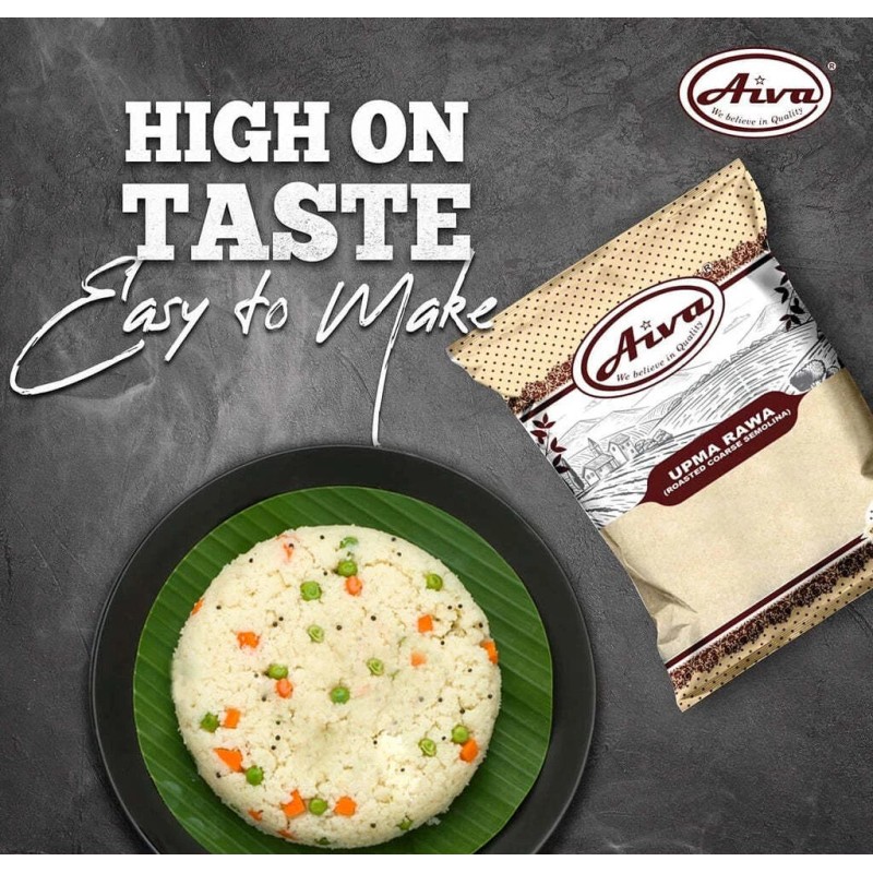 Aiva Upma Rava (Semolina Roasted) - 4 LB