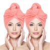 Glamza Microfibre Hair Towel Wrap Super Absorbing Twist Turban Hair