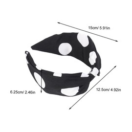 Minkissy Fashion Wave Headband Wide-brimmed Hoop Knot Hair Band for Women Hair Bows for Women Girls Accessory