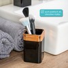 bremermann Savona Bathroom Set 3-Piece Plastic Black Rose Gold Soap